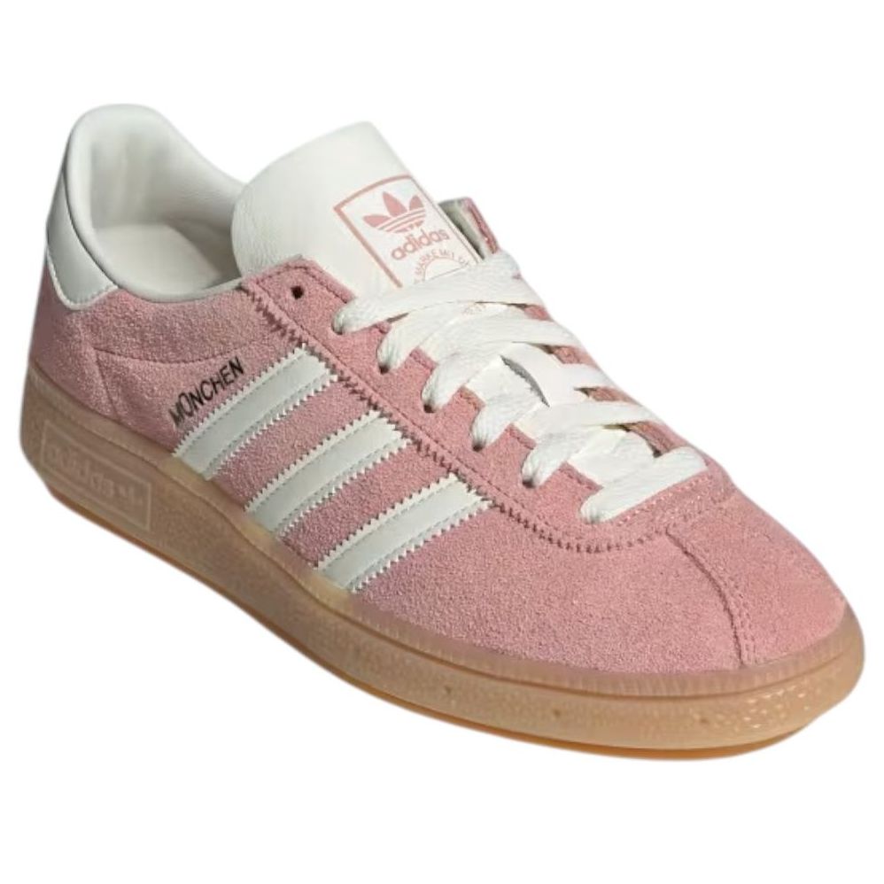 Кроссовки (WMNS) adidas Muenchen 'Wonder Mauve White' — фото 4