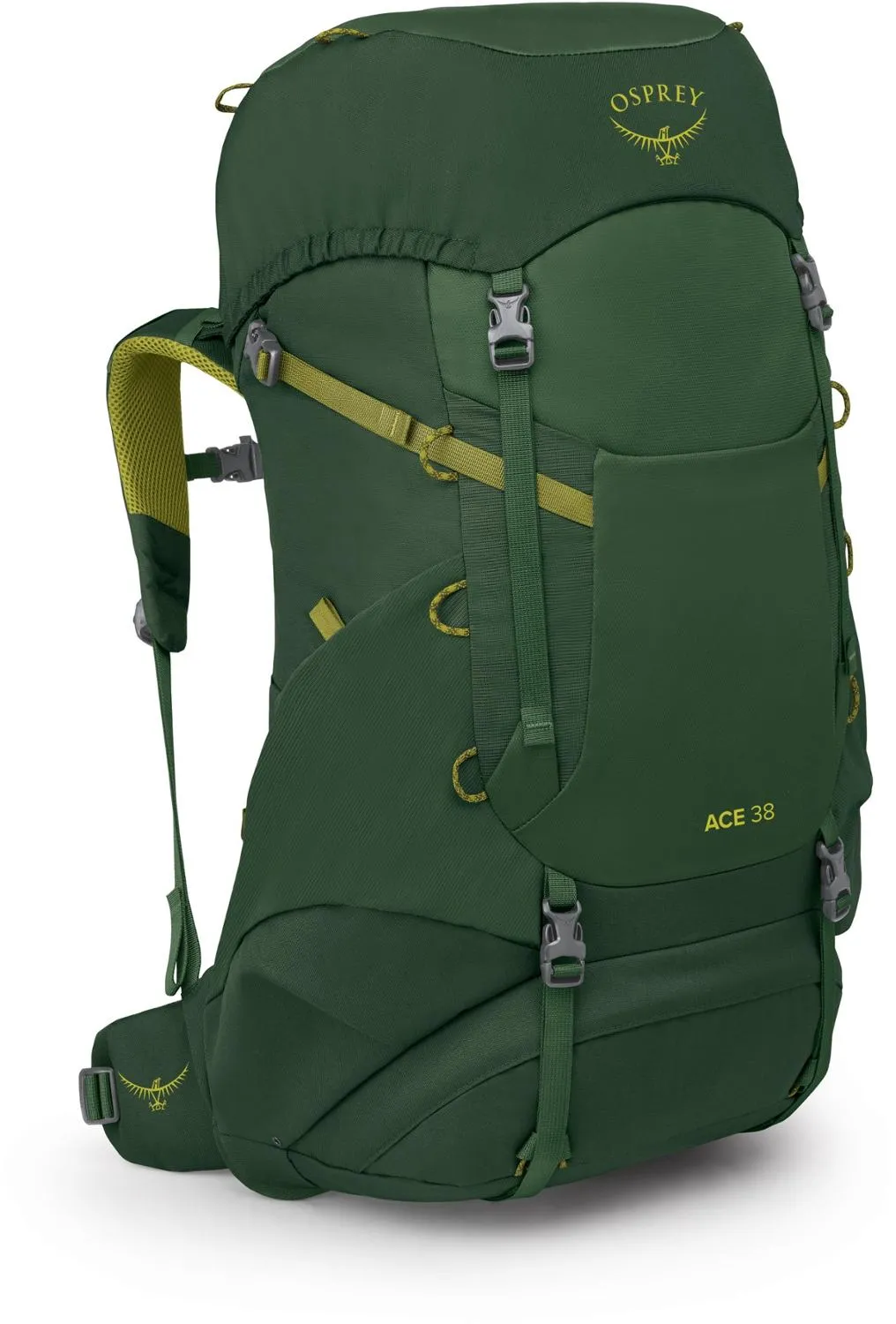 

Рюкзак Ace 38 для детей Osprey, Matcha Green/Green Canopy