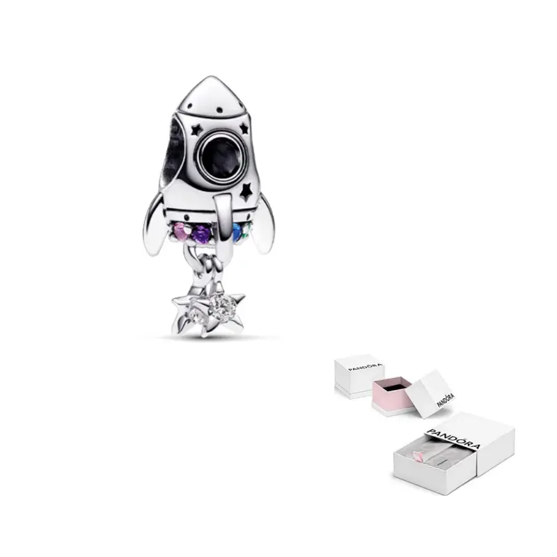 

Pandora 925 sterling silver синтетический кубический цирконий стеклянные подвески women's silver