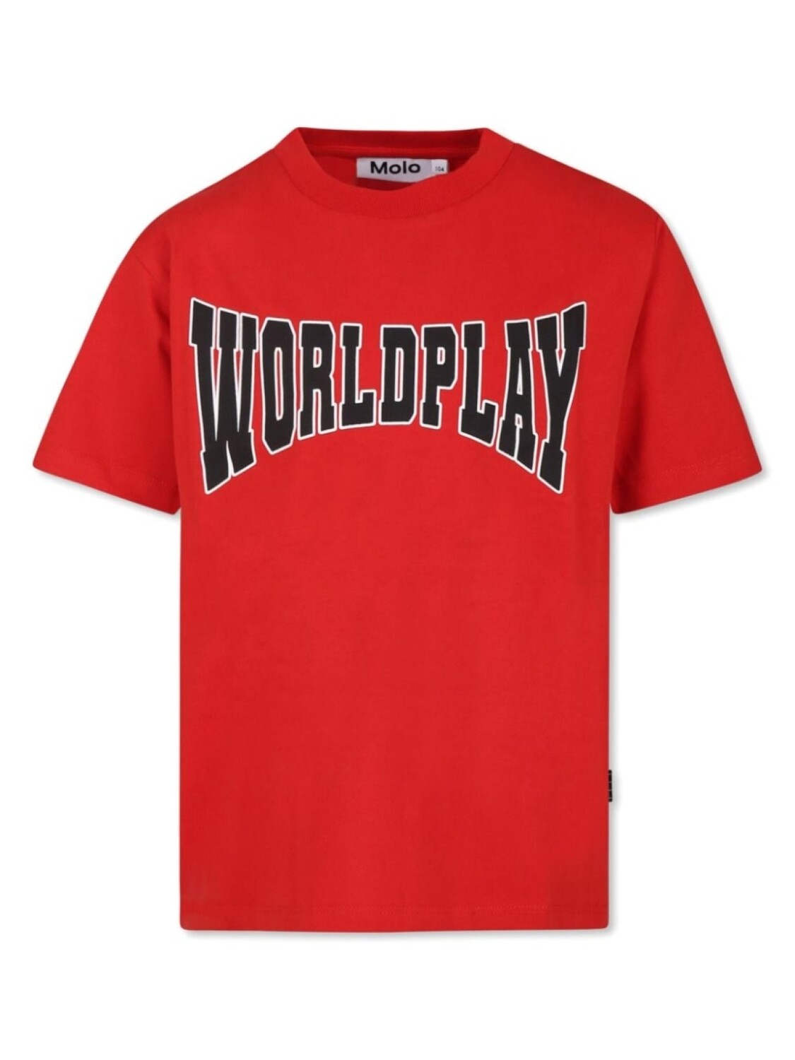 

Molo футболка из органического хлопка с принтом-лозунгом, красный