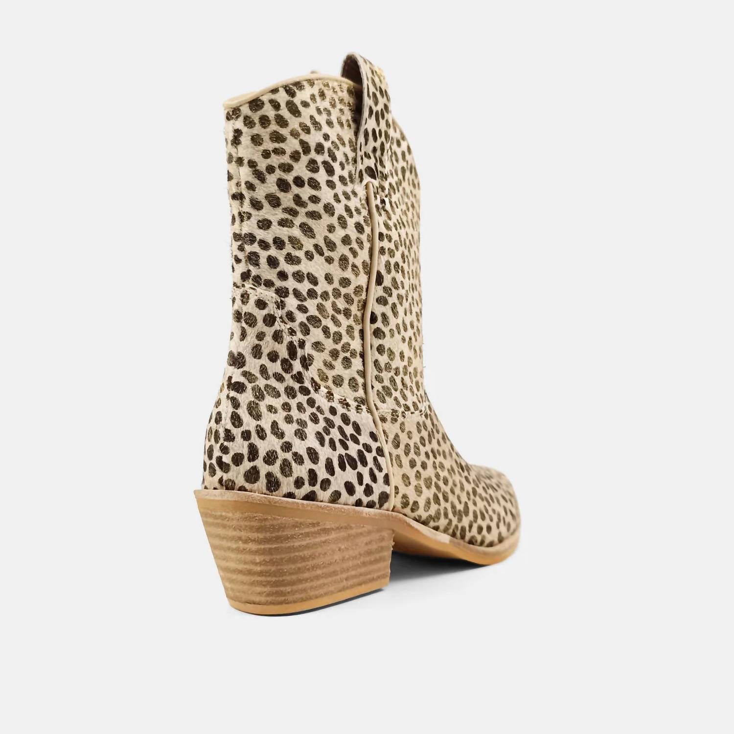Сапоги Toni Cheetah в золоте SHU SHOP, золотой — фото 3