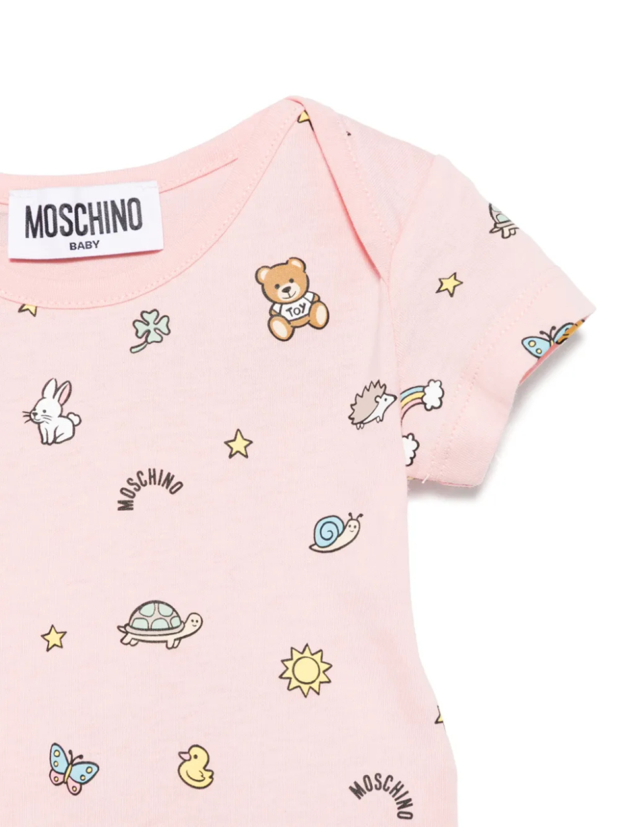 Тела плюшевых мишек (комплект из двух штук) Moschino Kids, розовый — фото 2