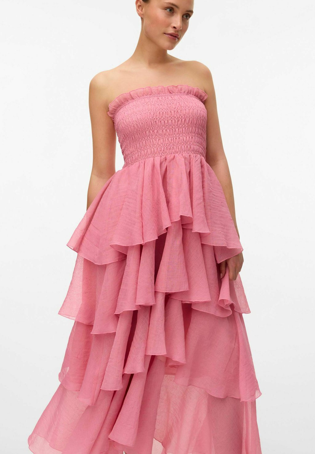

Платье VMDELILAH SMOCK RUFFLE Vero Moda, розовый
