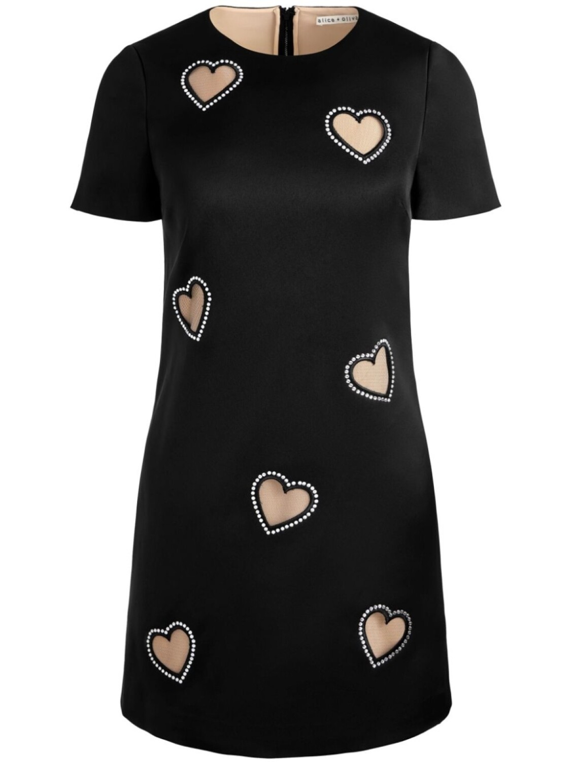 

Мини-платье alice + olivia clyde, черный