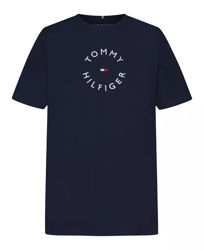

Футболка с коротким рукавом Essential Lockup для мальчиков старшего возраста Tommy Hilfiger, синий