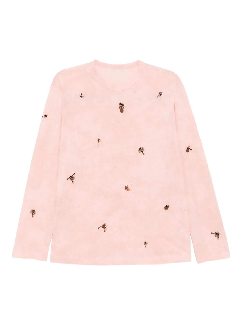 

Футболка с длинными рукавами JNBY, розовый