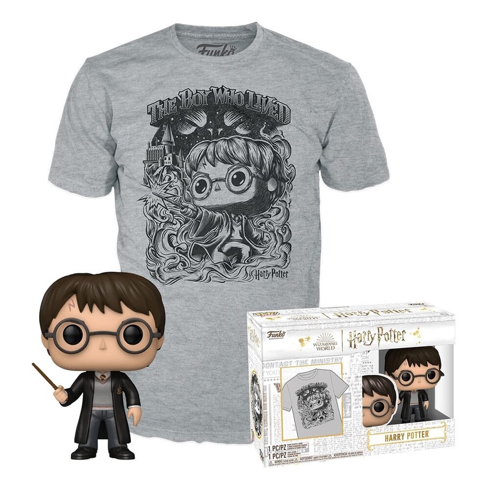 

Funko POP!&футболка, коллекционная фигурка и футболка, Гарри Поттер, размер L
