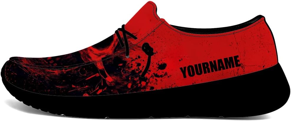 

Мужские слипоны с черепом, повседневные кроссовки, подарки для женщин и мужчин Quorax, черный