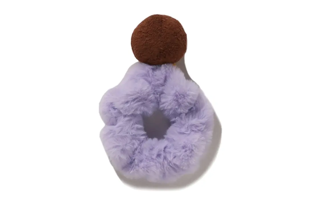 A BATHING APE Полиэстеровые резинки для волос детские purple — фото 3
