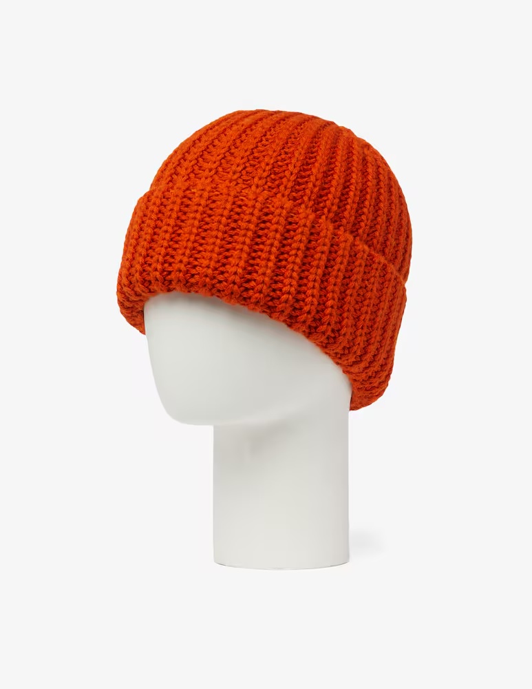 

Шапка из смесовой шерсти Rinascente Collection, оранжевый