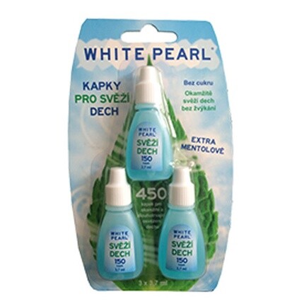 

Капли для свежего дыхания White Pearl 3 x 3,7 мл Vitalcare