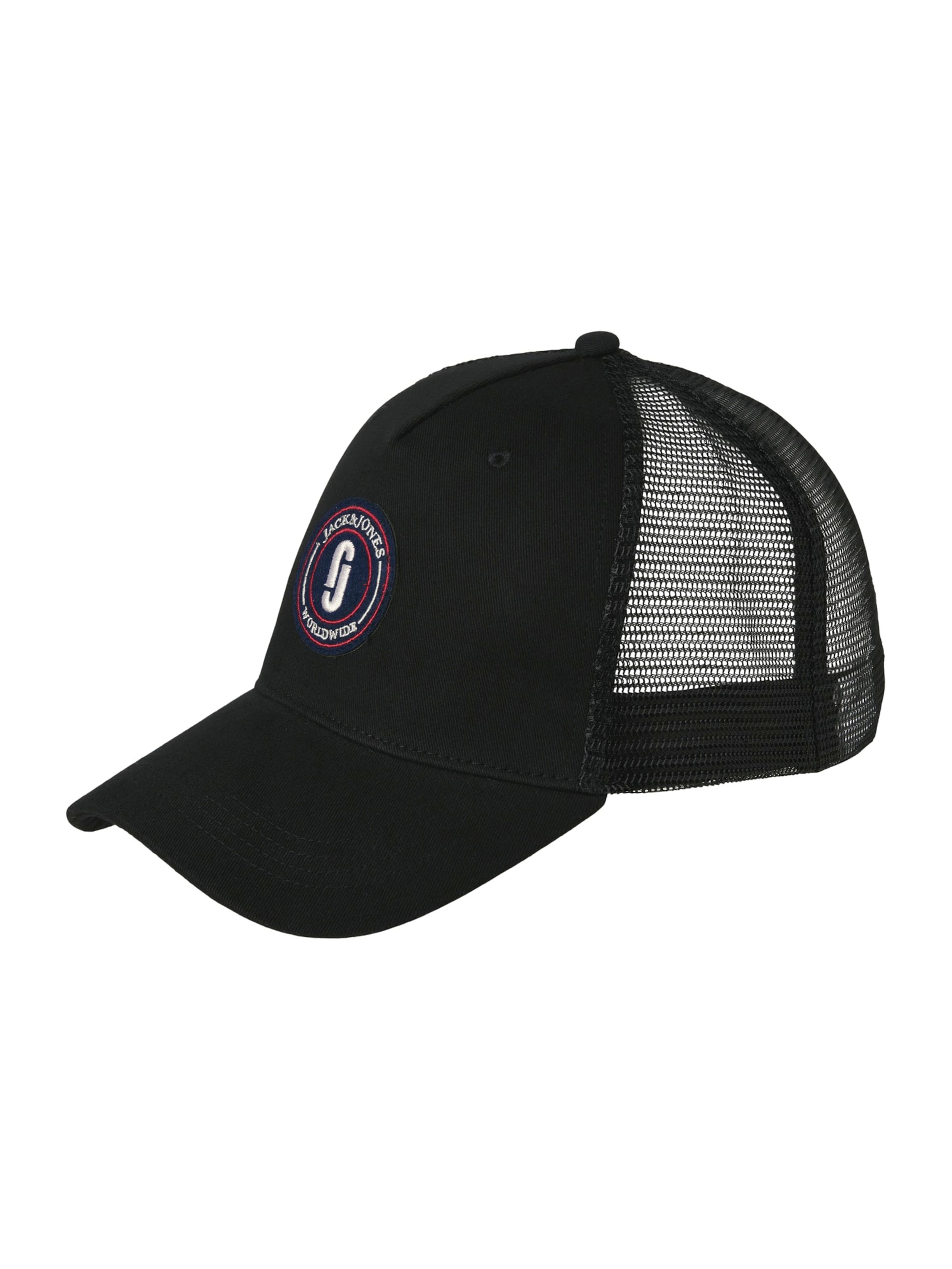 

JACK & JONES Кепка 'JACDEFT' в черном цвете