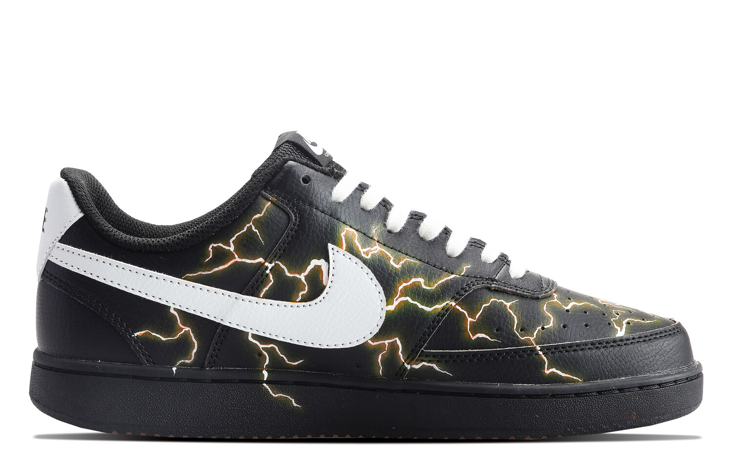 

Кроссовки Nike Court Vision 1 Skateboarding Shoes Unisex Low-top Black, черный