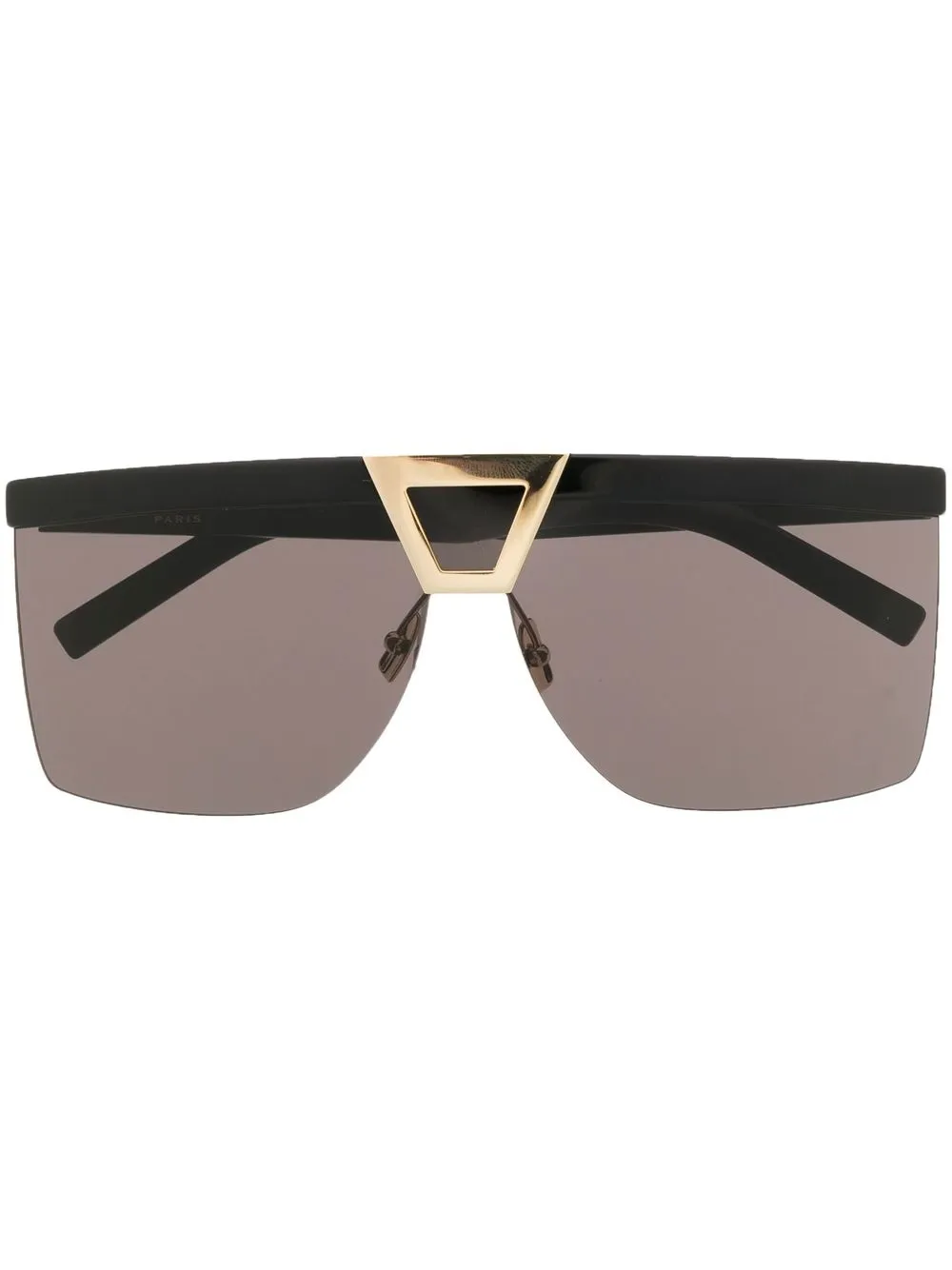 

Солнцезащитные очки в квадратной оправе Saint Laurent Eyewear, черный