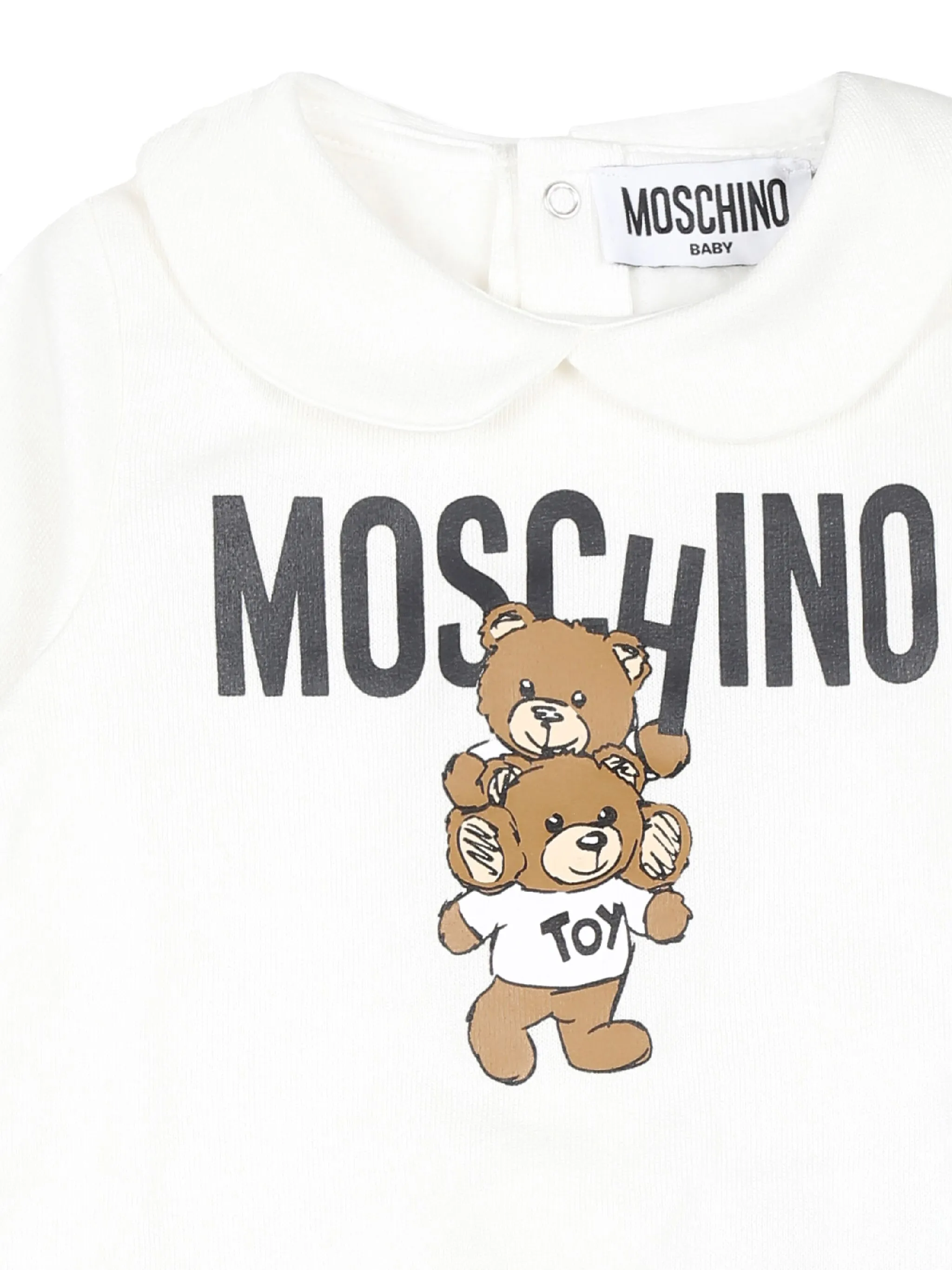 Пижама с принтом Teddy Bear Moschino Kids, белый — фото 3