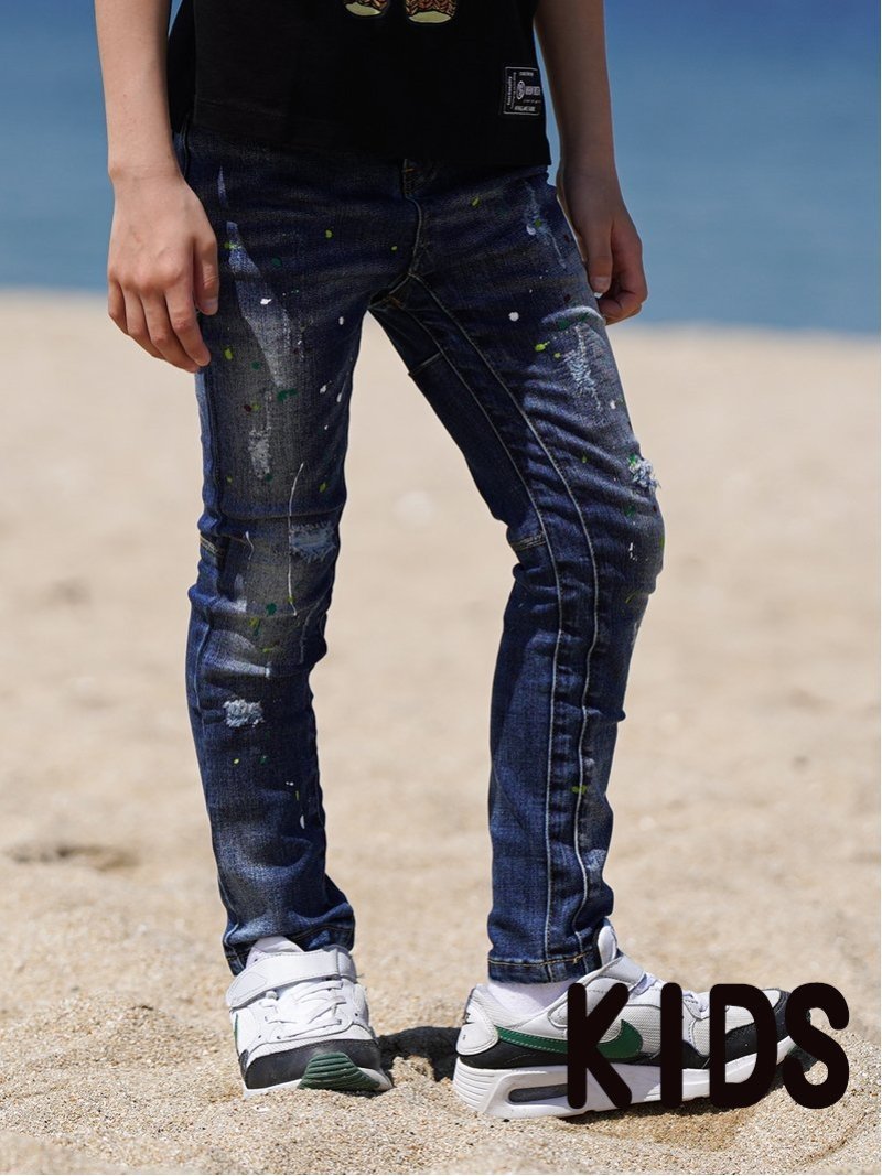 Джинсы Many/C Paint Denim L/PT kids Retro Engine, INDILI