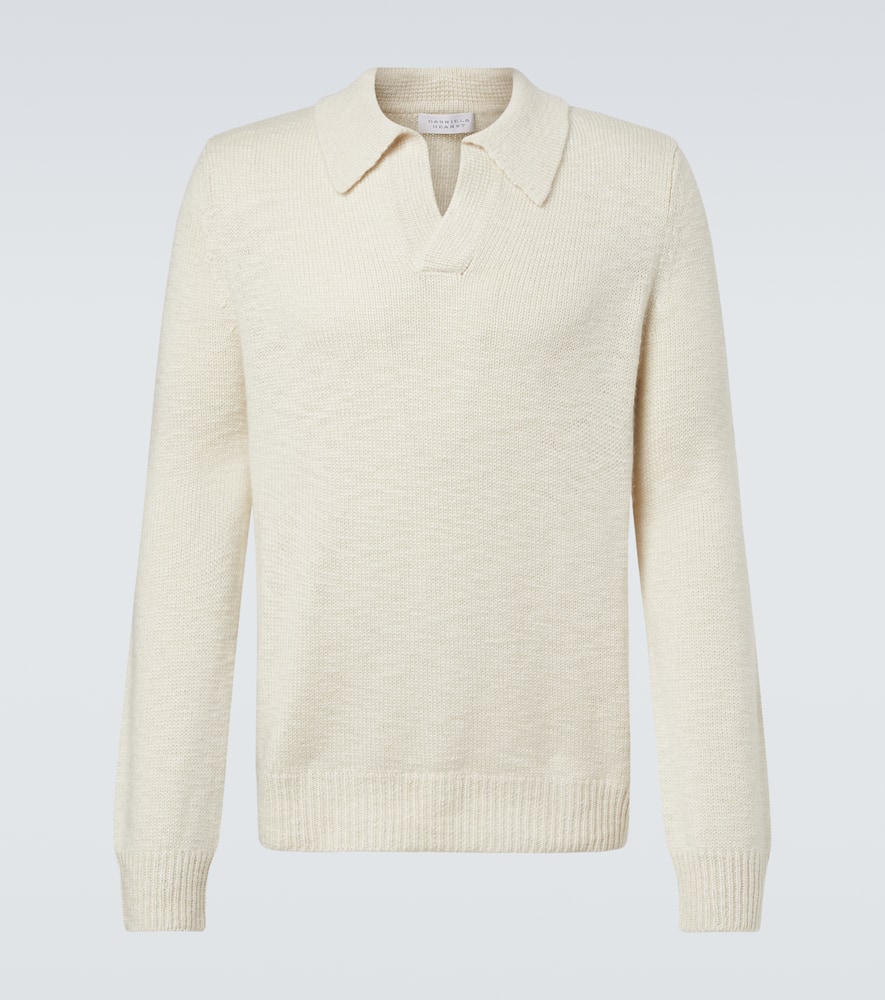 

Кашемировый поло свитер Gabriela Hearst, Ivory