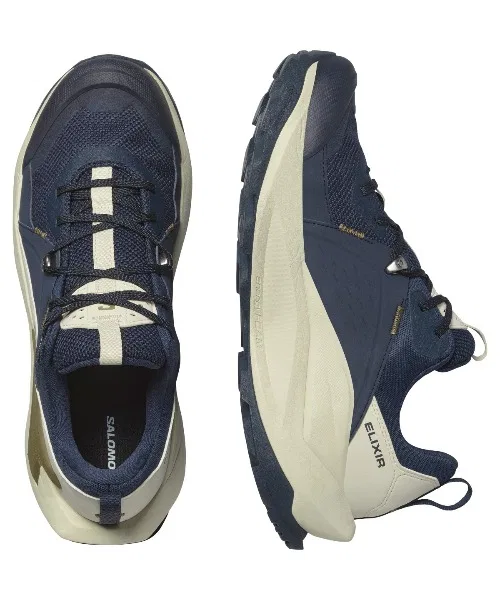 Мужские кроссовки SALOMON ELIXIR GORE-TEX тёмно-синие — фото 3