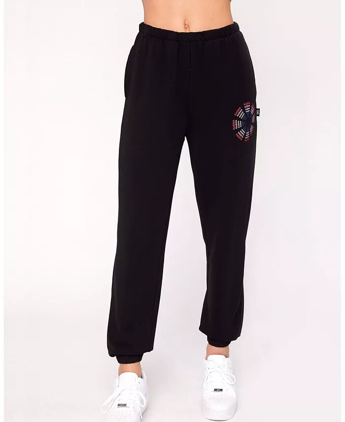 

Женские спортивные штаны Karma Graphic из вискозной смеси для женщин Rebody Active, черный