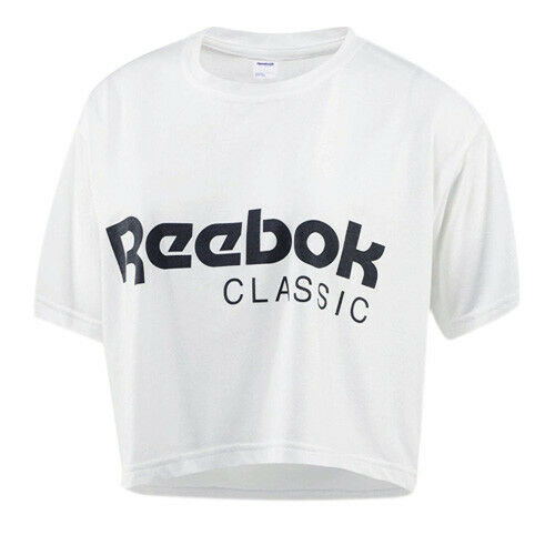 

Классическая укороченная футболка с короткими рукавами br7307 rw16 Reebok, белый