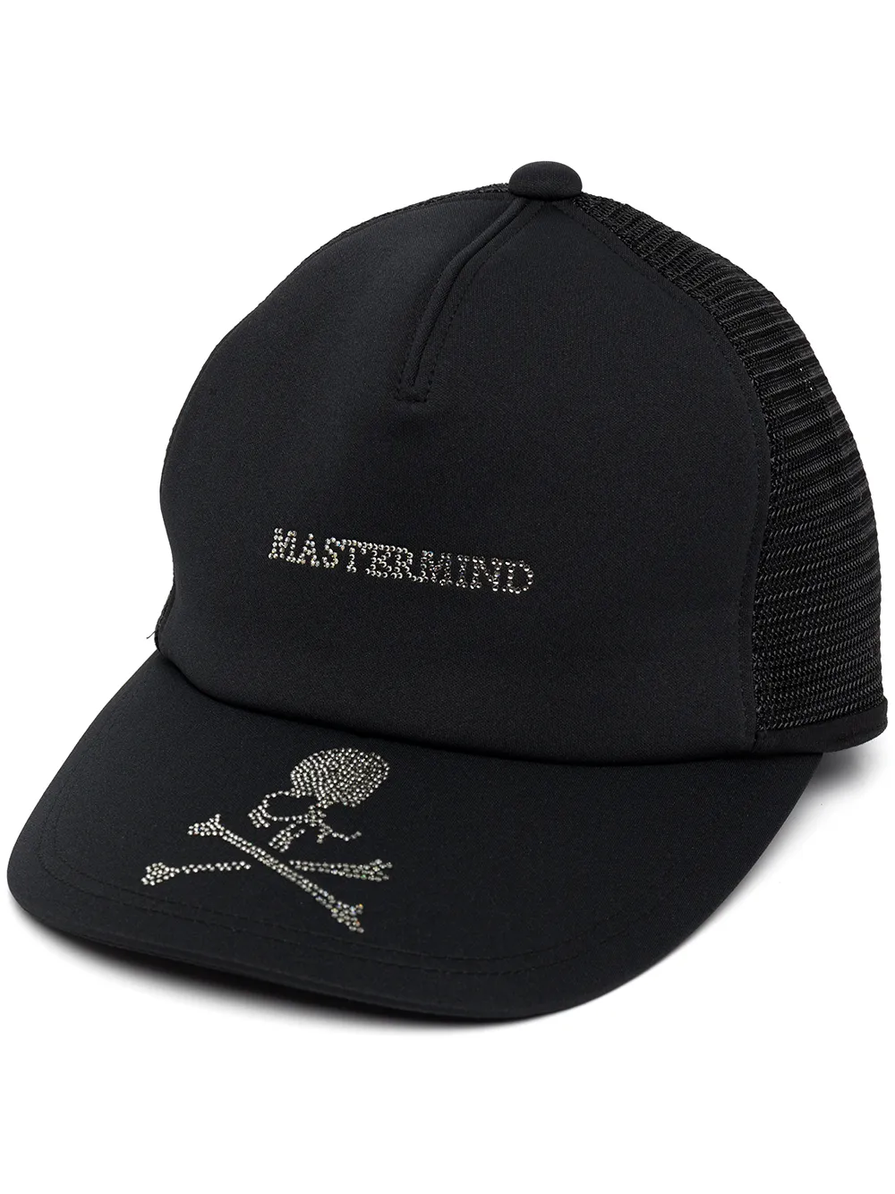 

Кепка с сетчатой вставкой и логотипом Mastermind World, черный