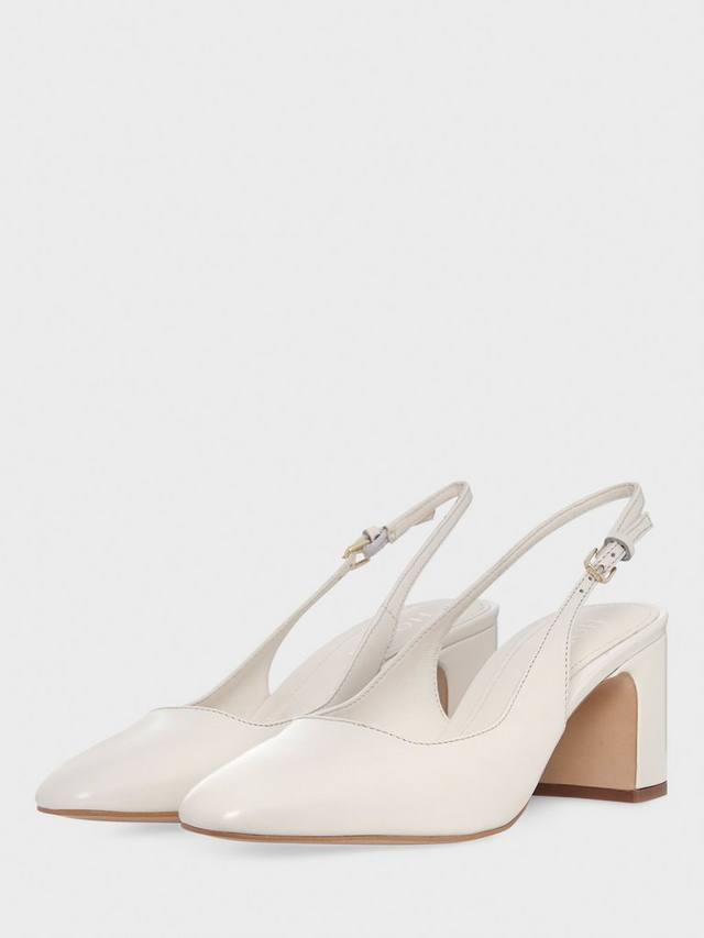 Туфли на блочном каблуке lily slingback Hobbs, цвет Buttercream — фото 2