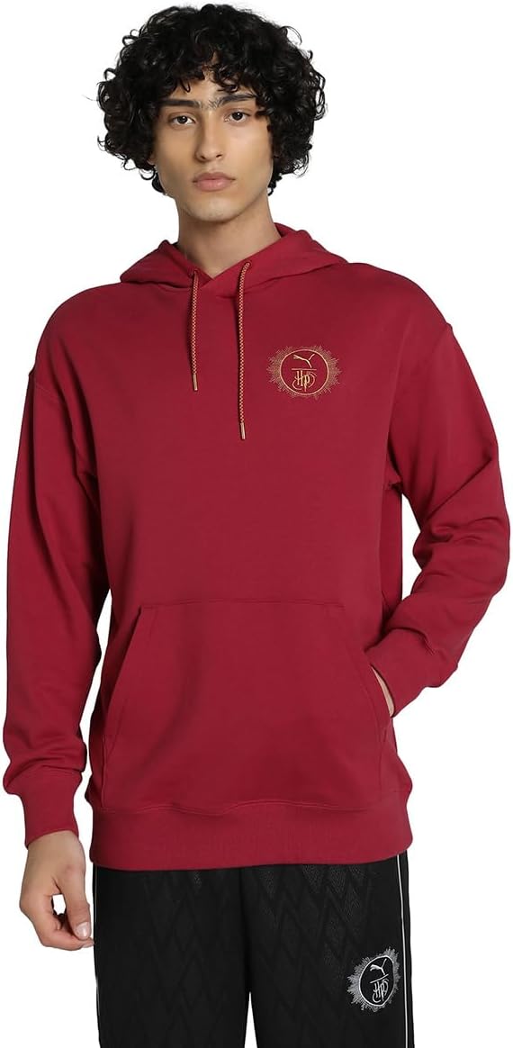 

Худи PUMA X HP RELAXED GRAPHIC TR 630093, повседневная спортивная худи свободного кроя, темно-бордовый, Красный, Худи PUMA X HP RELAXED GRAPHIC TR 630093, повседневная спортивная худи свободного кроя, темно-бордовый