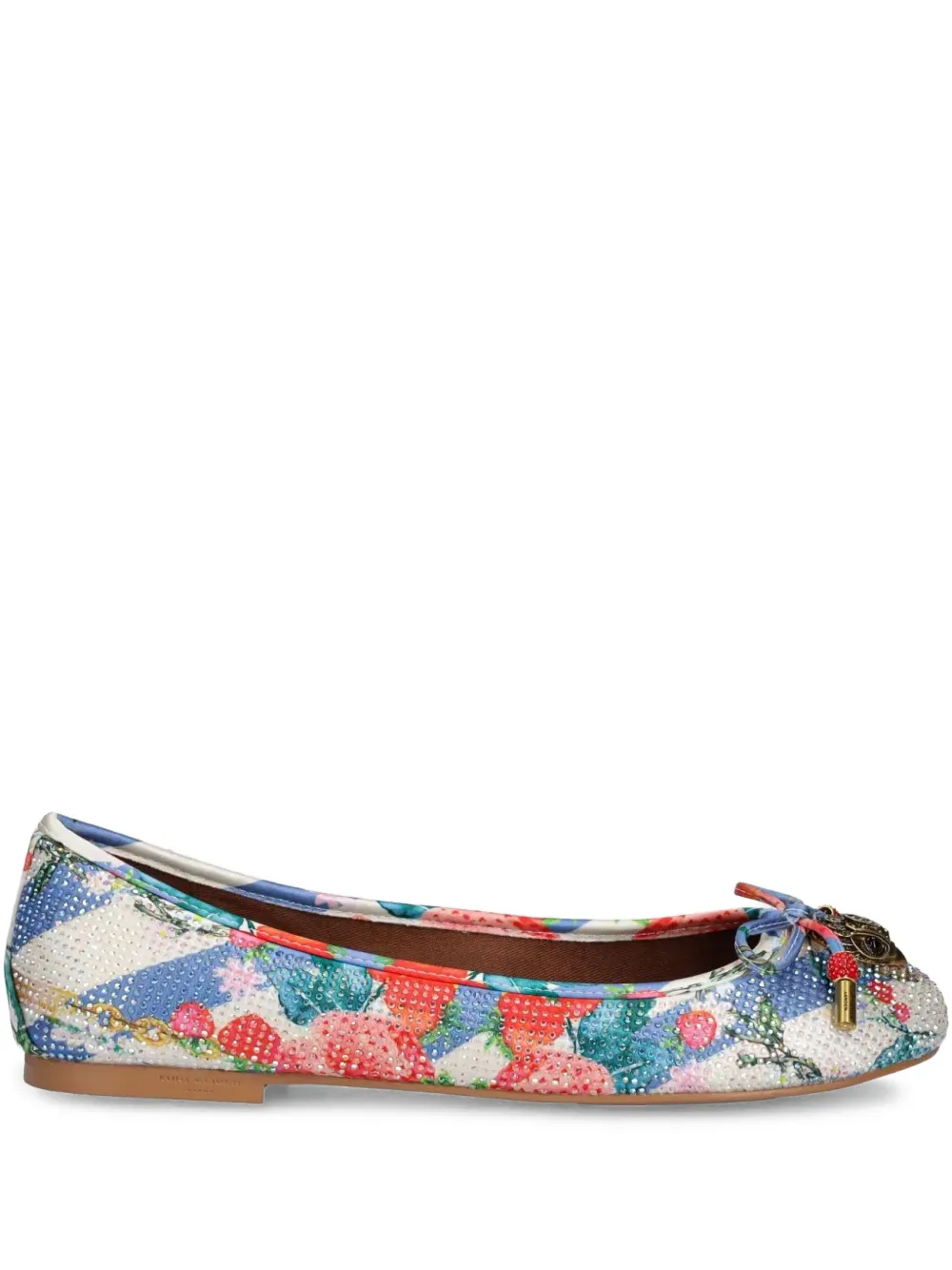 Балетки на плоской подошве Kurt Geiger London, белый