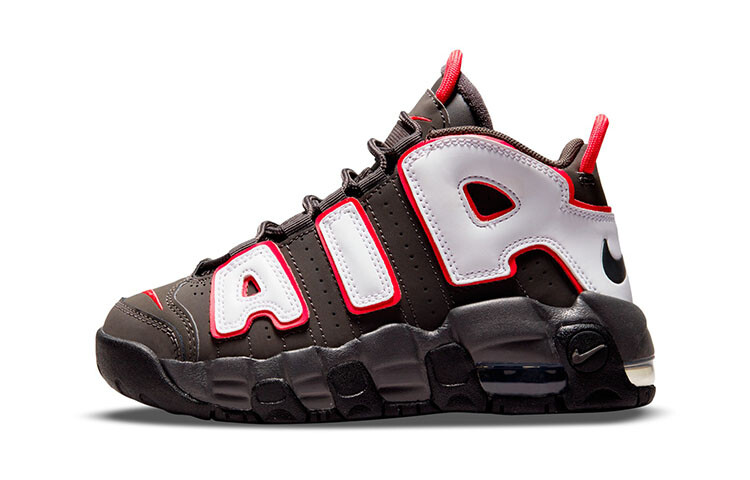 

Nike Air More Uptempo Medium Ash Siren Red White (PS)