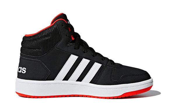 Кроссовки hoops 2.0 mid j Adidas, черный — фото 2