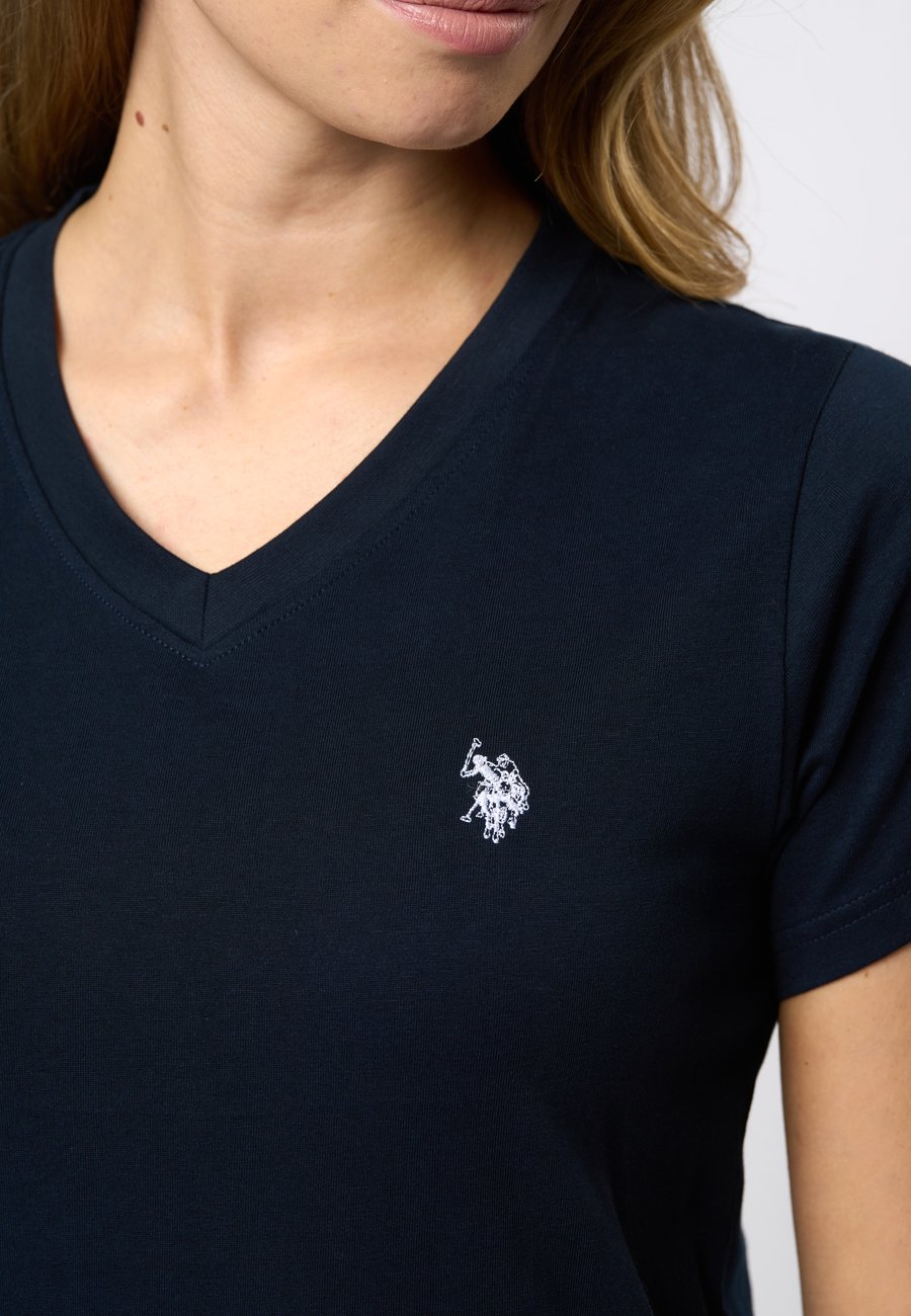 Футболка U.S. Polo Assn. ASSIA, Dark Sapphire/Mottled Blue — фото 2