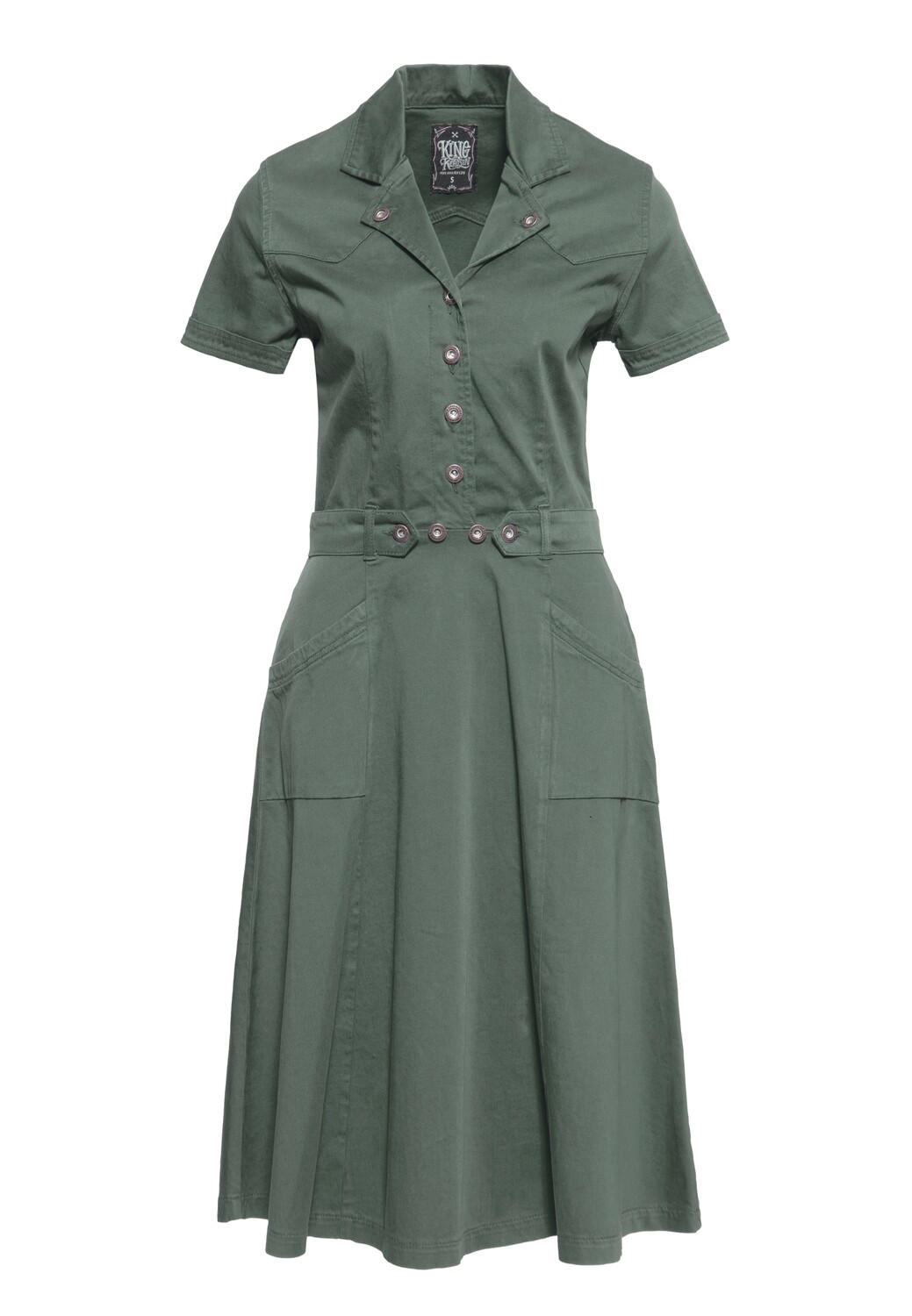 

Платье Queen Queen Workwear Swing, зеленый