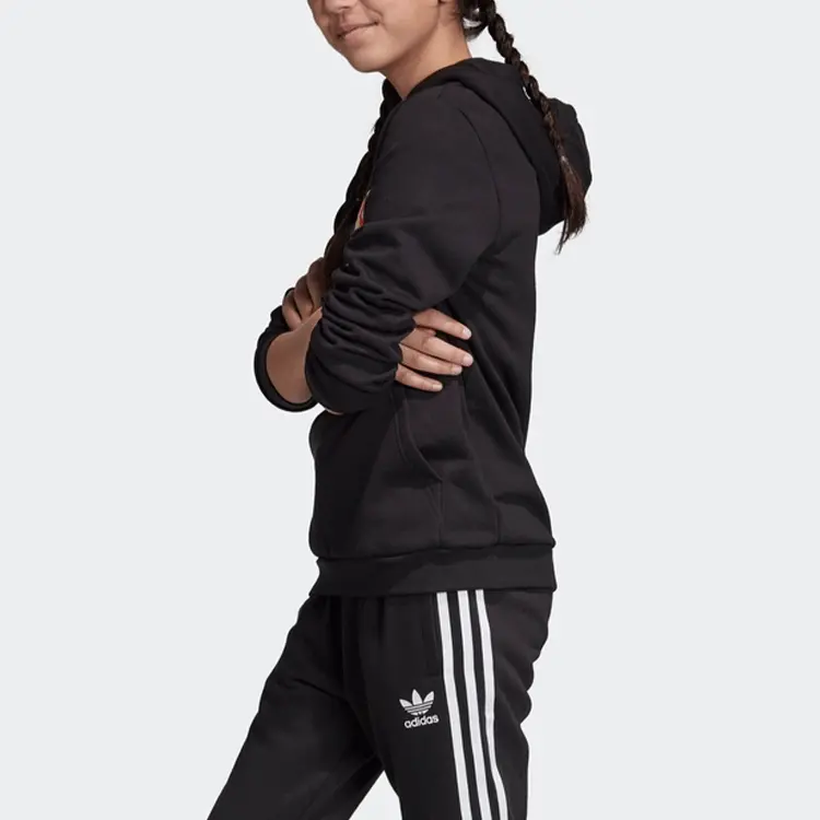 Детская толстовка Adidas Originals, цвет Black — фото 3