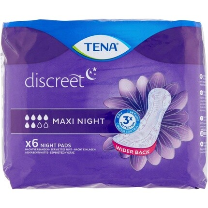 

Lady Maxi Night при умеренной слабости мочевого пузыря 6 шт. Tena