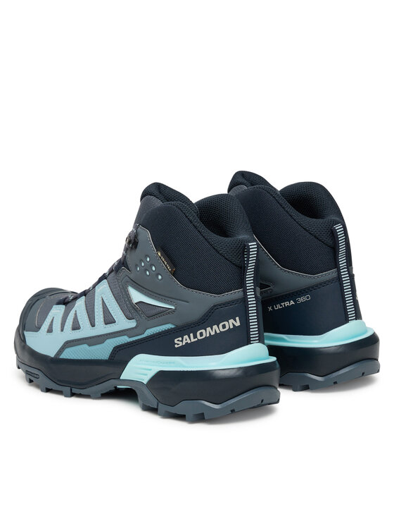 Треккинговые ботинки женские Salomon X Ultra 360 с мембраной Gore-Tex, зелёный — фото 3