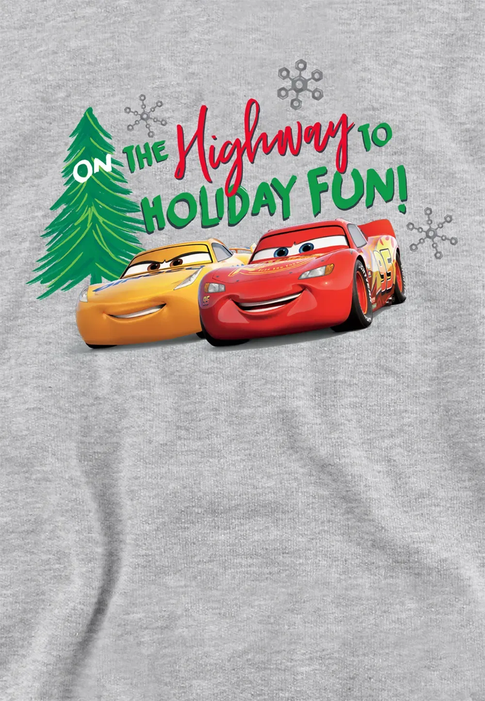 Детская худи с Lightning McQueen, Disney, серый — фото 2