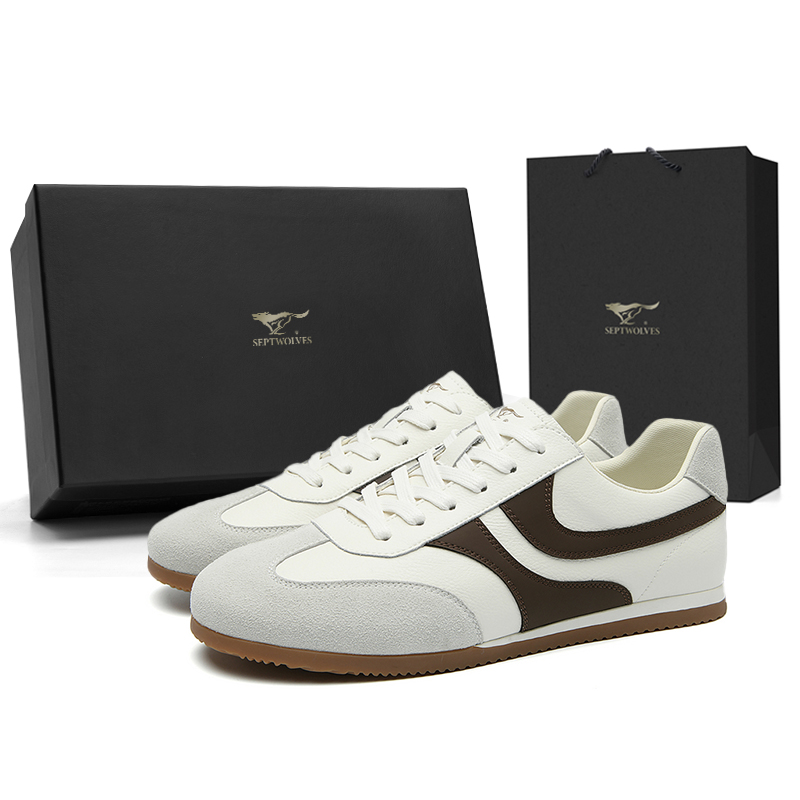 

Низкие повседневные туфли мужские SEPTWOLVES, White (Standard Leather Shoe Size)
