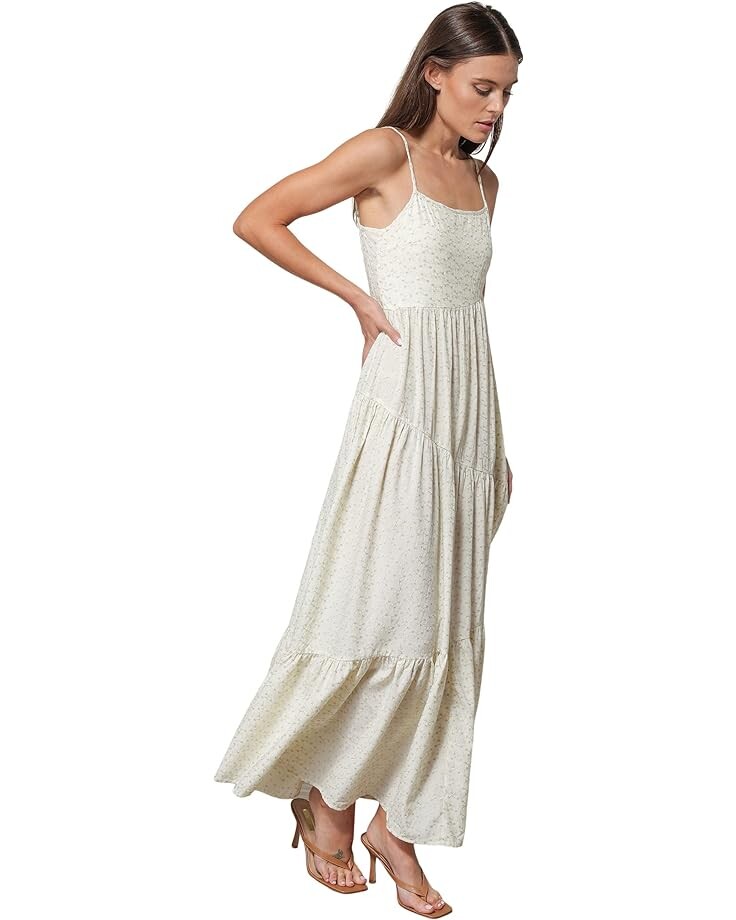 

Платье line and dot Nikki Embroidered Floral Dress, цвет Cream/Sage