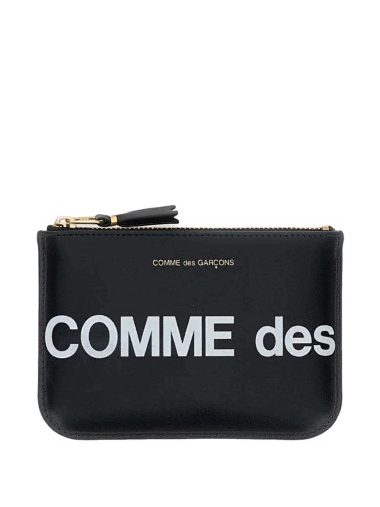 

Кожаный кошелек Comme Des Garçons Play с логотипом, черный