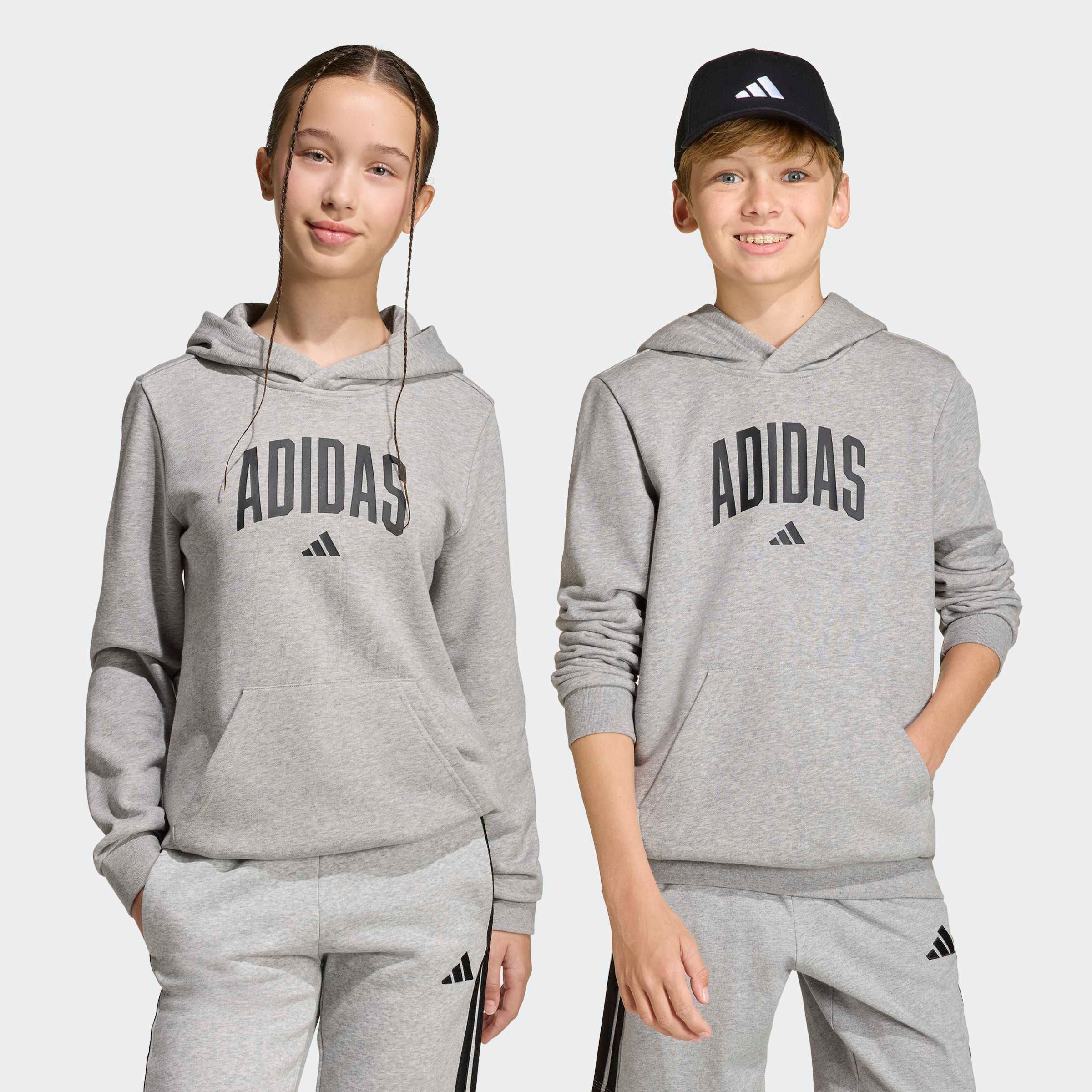 Adidas Sportswear Толстовка в сером цвете — фото 4