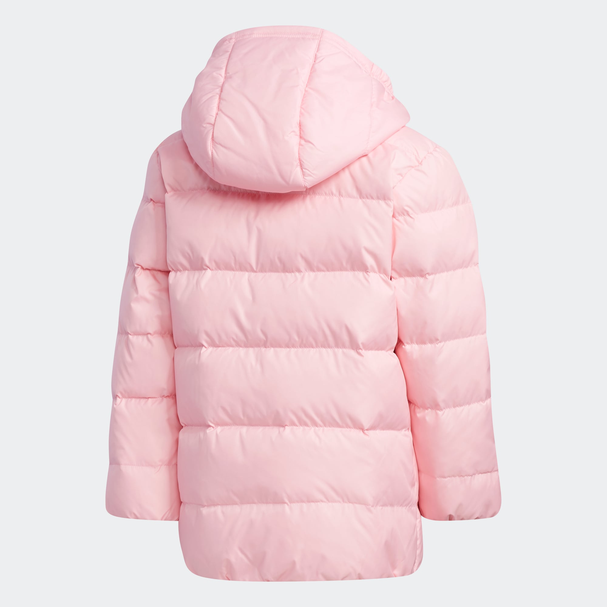Пуховик Adidas Kids, светло-розовый — фото 3