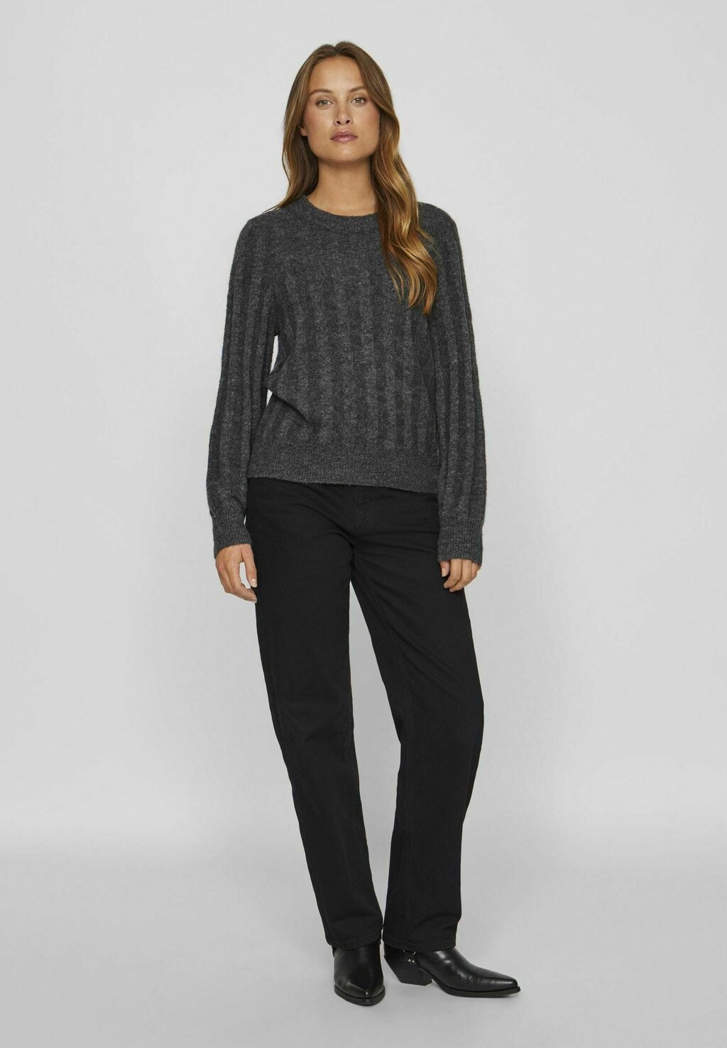 

Джемпер RUNDHALS VILA, цвет Mottled Dark Grey
