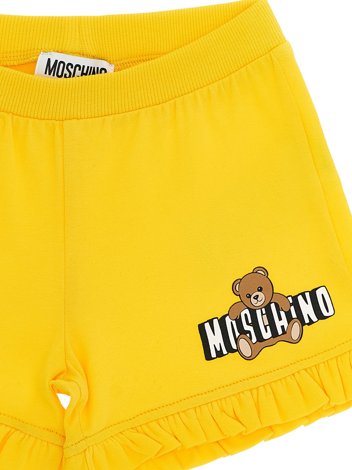 Футболка и шорты «Медвежонок Moschino» MOSCHINO BABY, желтый — фото 4