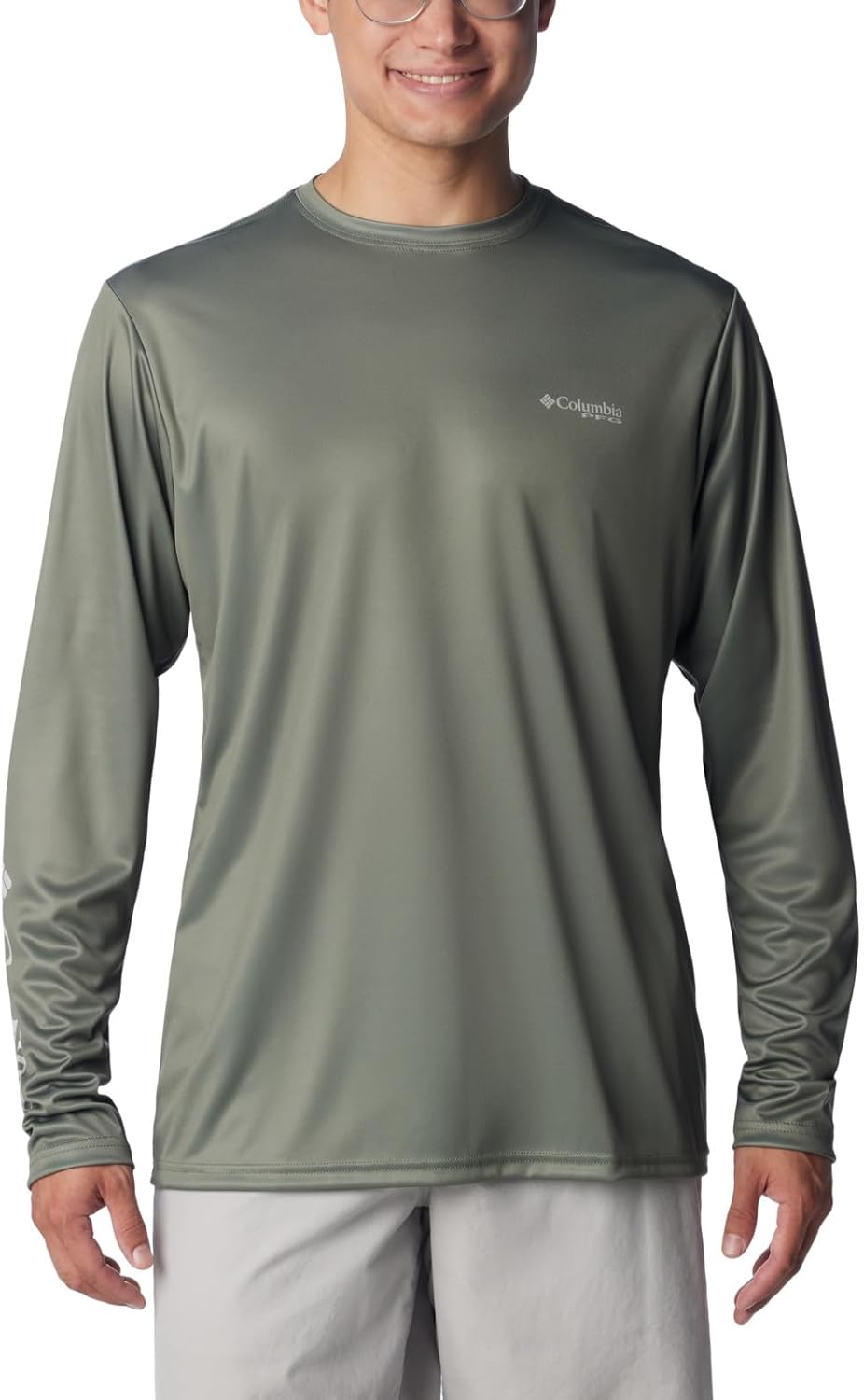 

Columbia мужская футболка с длинным рукавом Terminal Tackle PFG Fish Star, Cypress/Graphite Trout Gradient