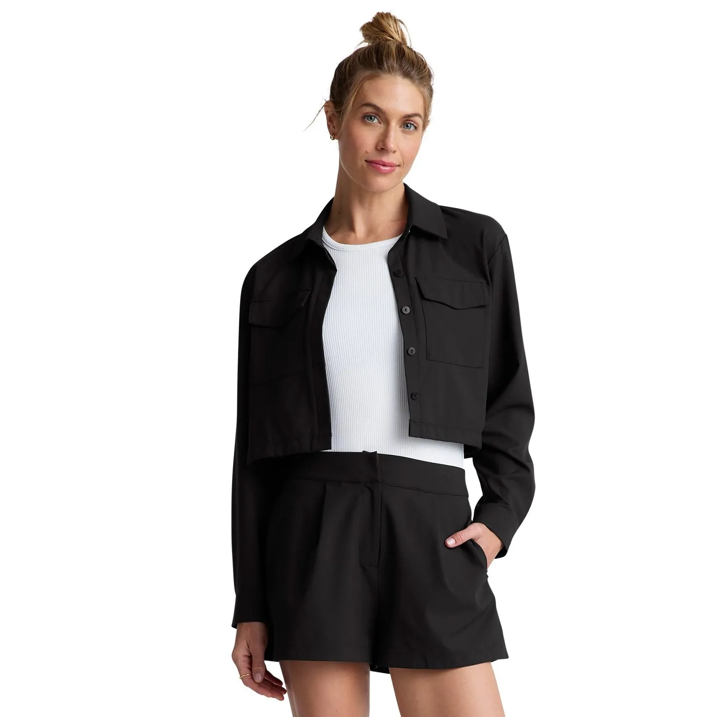 

Укороченная куртка Midtown женская Beyond Yoga, Black