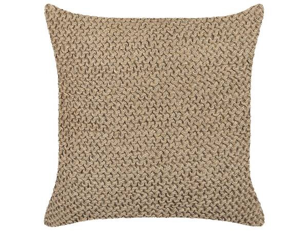 

Декоративная подушка Beliani BEGONIA, 45x45x45 см цвет beige/petrol