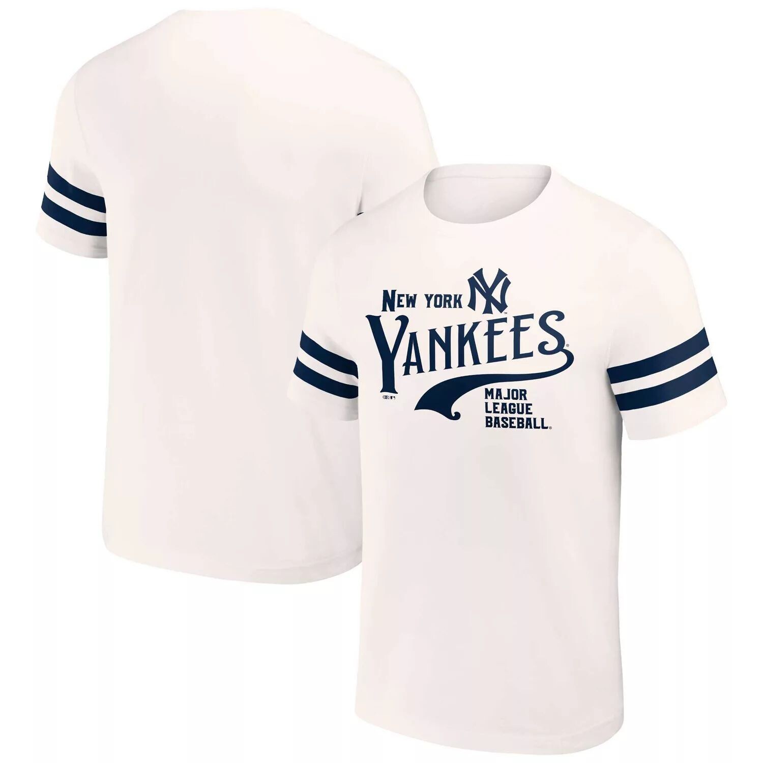 

Мужская винтажная футболка Darius Rucker Collection от Fanatics Cream New York Yankees Yarn Dye