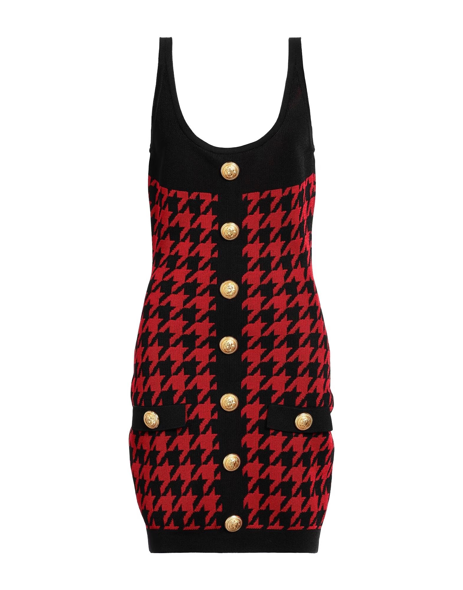 

Мини-платье Balmain, красный