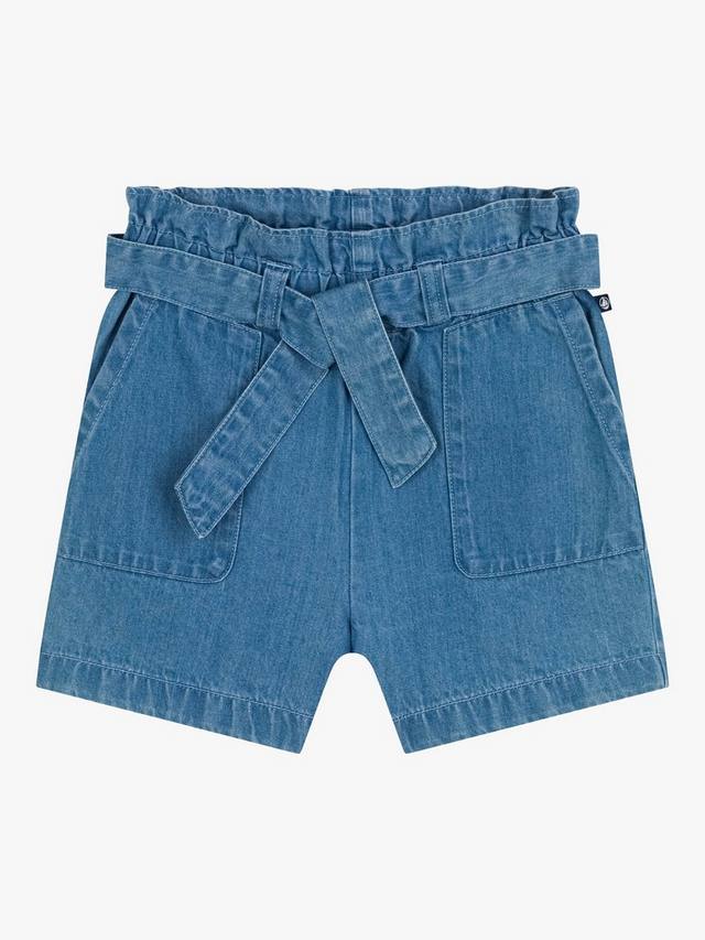 

Детские светлые джинсовые шорты Petit Bateau, Denim Clair