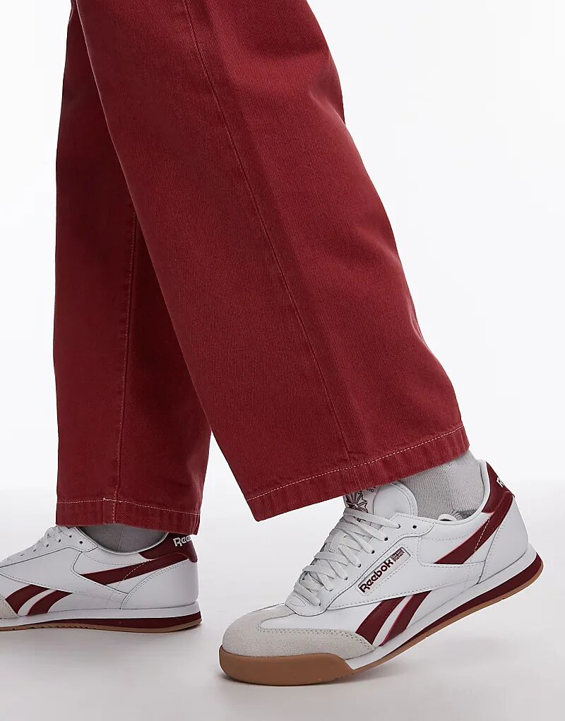 

Кроссовки Campio XT белого и бордового цвета Reebok